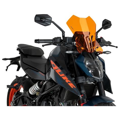 Puig Touring Naked New Generation Windscreen KTM 390 Duke 2024 2025 JPCycles