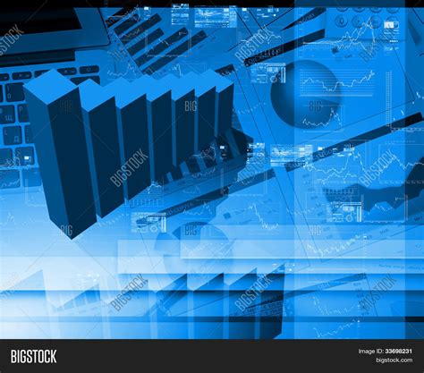 global financial color image photo  trial bigstock