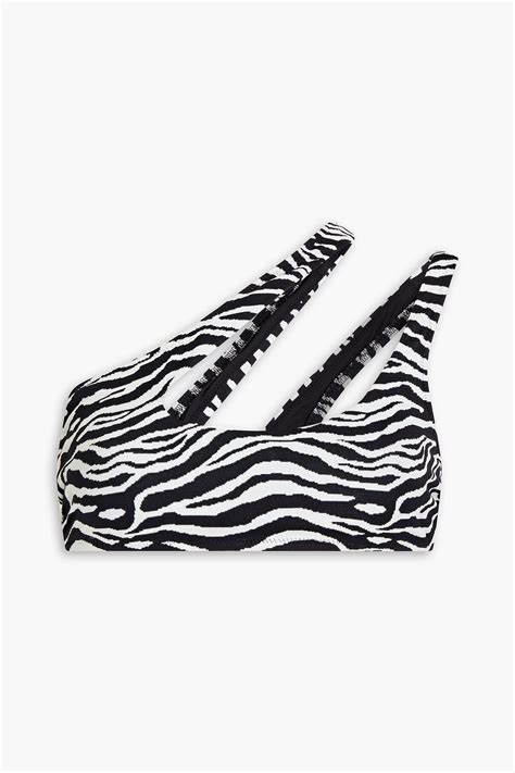 Solid Striped The Tenley Tief Sitzendes Bikini H Schen Mit Zebraprint The Outnet