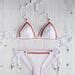 White Crochet Swimsuit Crochet Bathing Suit 2 Piece Bikini Bohemian Bikini Boho Crochet