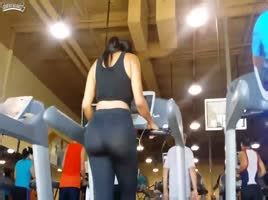Extremely Fat Ass On Treadmill ShesFreaky