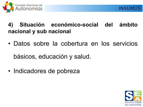 Alcances De Los Insumos A Ser Socializados PPT