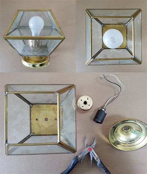 DIY Terrarium Using An Old Light Fixture • visual heart creative studio