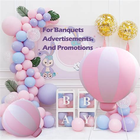 Sayok 5ft Inflatable Hot Air Balloon With Electric Air Pump For Baby