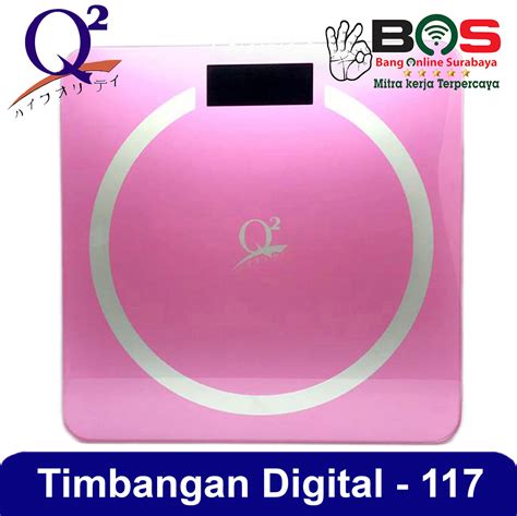 Timbangan Badan Digital Kaca Q2 117A Pengukur Berat Tubuh Q2 117A