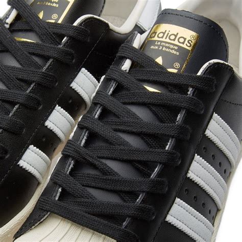 Adidas Superstar 80s Black, White & Chalk | END. (US) | Adidas ...