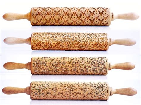 New Laser Engraved Rolling Pins By Valek Imprint Elaborate Designs On