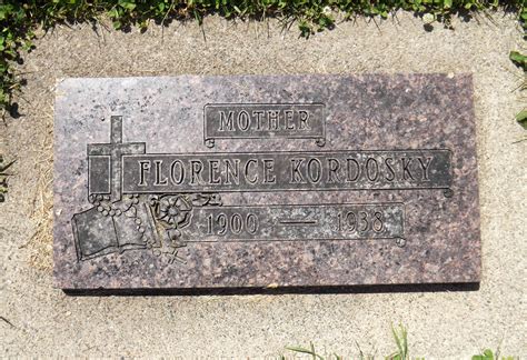 Florence Celia Engel Kordosky (1900-1938) - Find a Grave Memorial