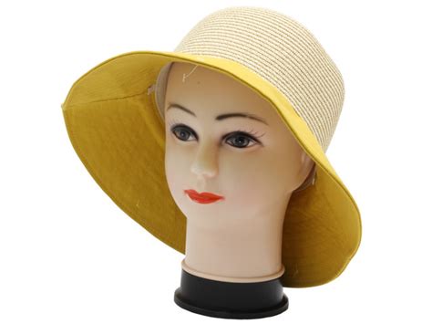 Купити Жіноча пляжна капелюх від сонця з жовтими полями і ба md 16 ...