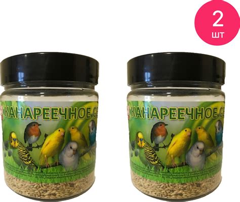Корм для птиц Seven Seeds канареечное семя 250г (комплект из 2 шт ...