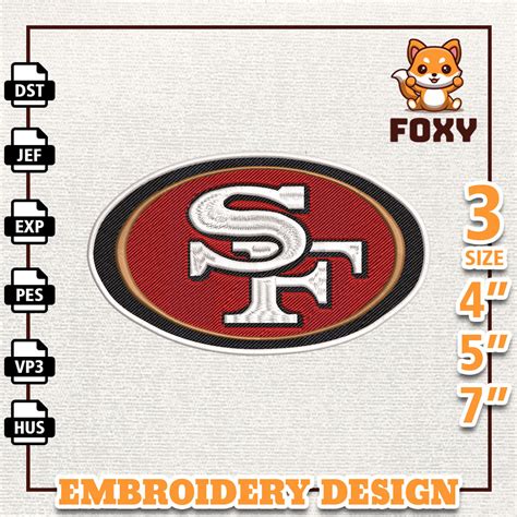 Nfl San Francisco Ers Nfl Logo Embroidery Design Nfl Tea Inspire