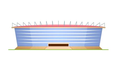 Premium Vector Sports Stadium For Football And The Olympic Games
