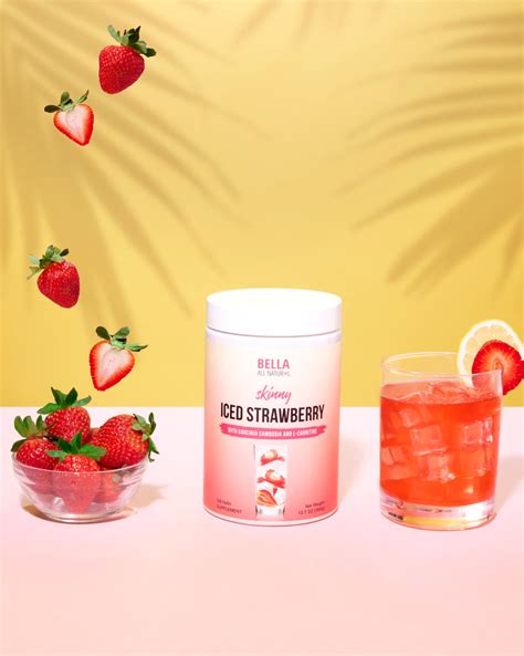 Skinny Iced Strawberry Bella All Natural