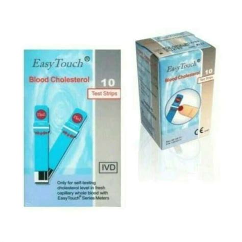 Jual Easy Touch Blood Cholesterol Strip Kolestrol Darah Easy Touch Di