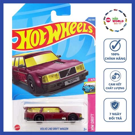 Xe mô hình Hot Wheels basic Volvo Drift Wagon HCT Shopee Việt Nam