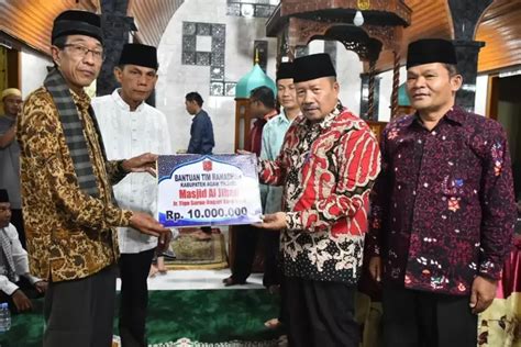 Bupati Bersama TSR Kabupaten Agam Kunjungi Masjid Al Jihat Koto Baru