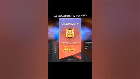 Grandmaster Iv Pushing Br Ranked Pushing Impossible 🍷🗿 Sigma Fino 🍷🗿 Garena Freefire 🍷🗿shorts