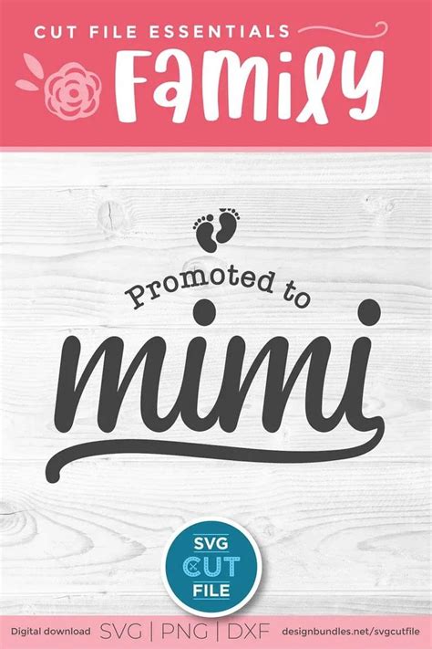 Promoted to mimi svg - this sweet Mimi SVG file is perfect for creating ...