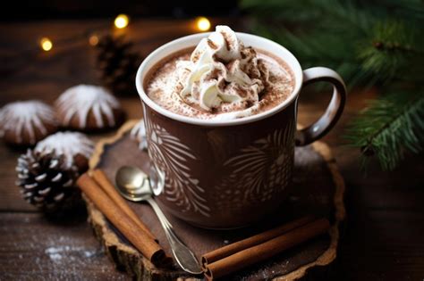 Premium Ai Image Cozy Up With A Delicious Cup Of Hot Cocoa Perfect