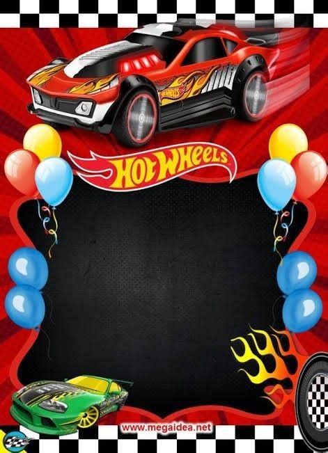 Te Invito A Mi Fiesta De Cumplea Os Hot Wheels Birthday Hotwheels Birthday Party Cars