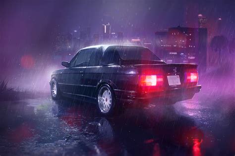 3840x2560 Car Raining Night 3840x2560 Resolution HD 4k Wallpapers ...