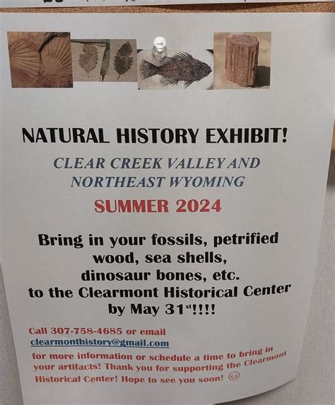 Natural History Exhibit At Clearmont Historical Center Sheridan Media
