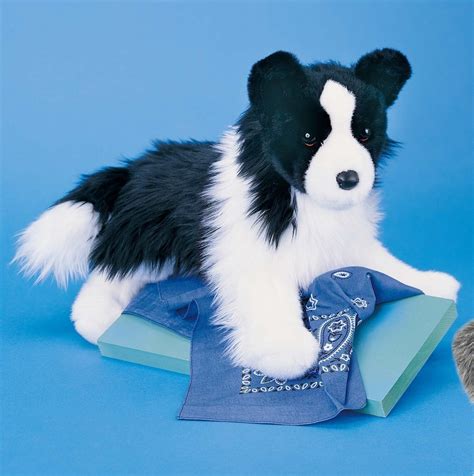 douglas cuddle toys chase  border collie  stuffed animal toy  ebay