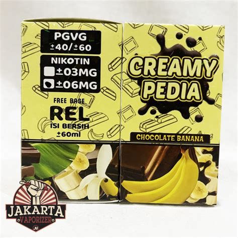 Jual Mg Creamypedia Chocolate Banana Ml Mg Creamy Pedia By