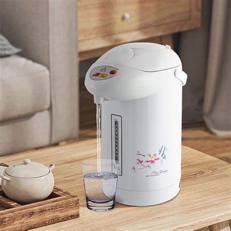 Fichiouy L Electric Kettle With Dual Pump Hot Water Dispenser Keep Warm Function For Tea