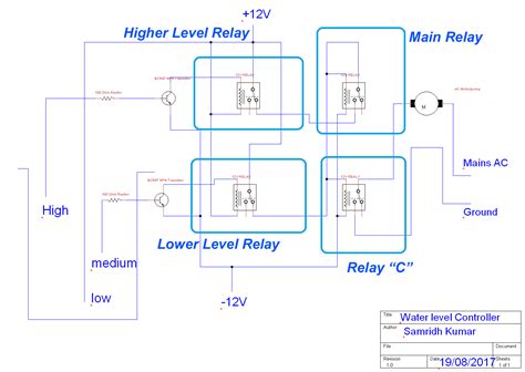 Automatic Water Level Controller Wiring Diagram Automatic Wa