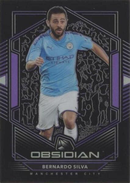 2019 20 Panini Obsidian Electric Etch Purple 85 Bernardo Silva 65