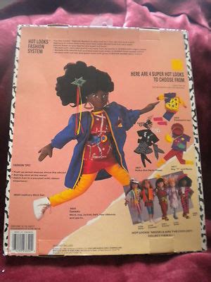 Vintage Mattel Hot Looks Doll Outfit Leathery Skirt Nrfb Sealed Box