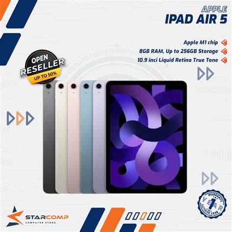 Jual Apple iPad Air 5 M1 Wifi 2022 256GB 64GB 10.9-Inch | Shopee Indonesia