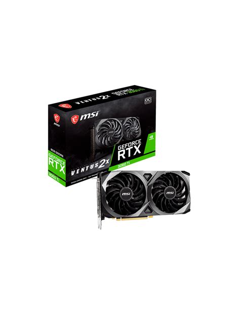 Msi Rtx 3060 Ti Ventus 2x 8gb Oc Gddr6x Tarjeta Gráfica