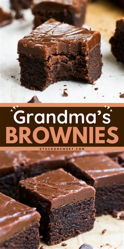 Grandma S Brownies Stuck On Sweet Video Recipe Video In