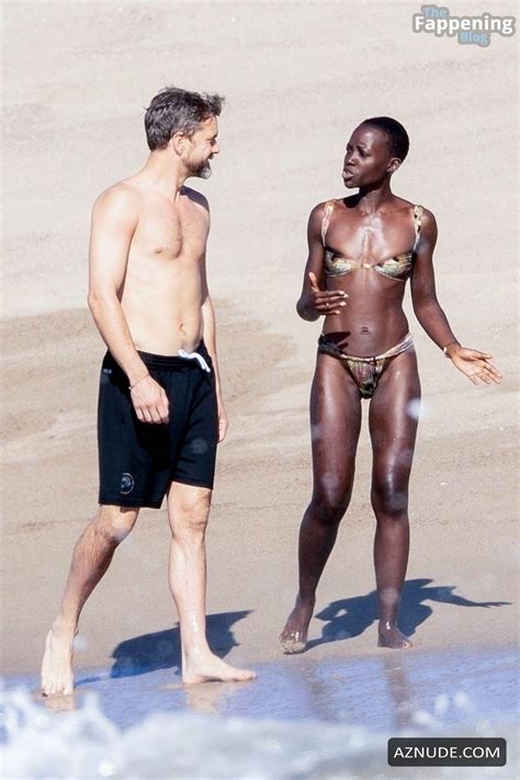 Lupita Nyongo Sexy Seen With Joshua Jackson Showing Off Her Hot Bikini