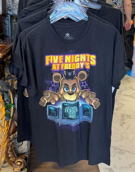 Hot Universal Hhn Halloween Horror Nights Fnaf Five Nights At Freddys Shirt Reprint Tee