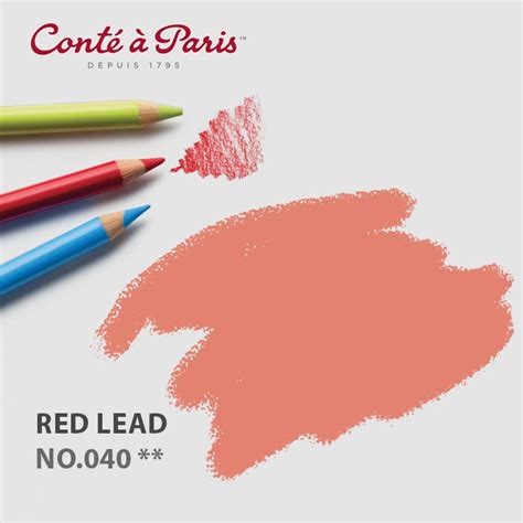 2140 Conte a Paris - Pastel Pencil - Red Lead
