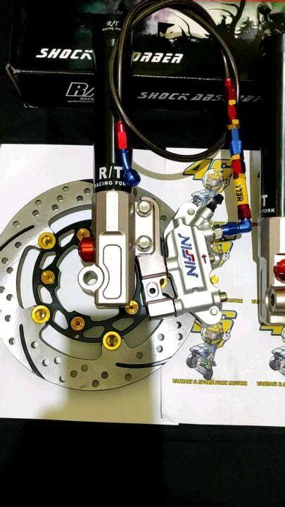 Paket Kaliper Monoblok Piston Honda Vario Paket Tabung Shock Rt