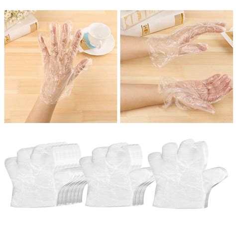 Disposable Clear Plastic Gloves Kitchen Cleaning P... – Vicedeal