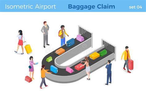 People Pick Up Luggage In Airport Baggage Claim Area From Conveyor Belt