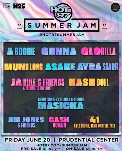 HOT 97s Summer Jam 2025 Returns With A Boogie Gunna GloRilla And More For Hip Hops Biggest