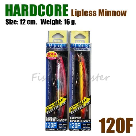 DUEL HARDCORE LIPLESS MINNOW 90F เหยอปลอม เหยอตกปลา เหยอ อปกรณตกปลา ขนาด 12 cm Shopee