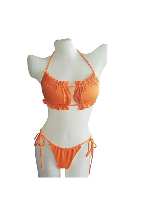 EZRA Brazilian Model Büzgülü Bağlamalı Bikini Takım Fiyatı Yorumları Trendyol