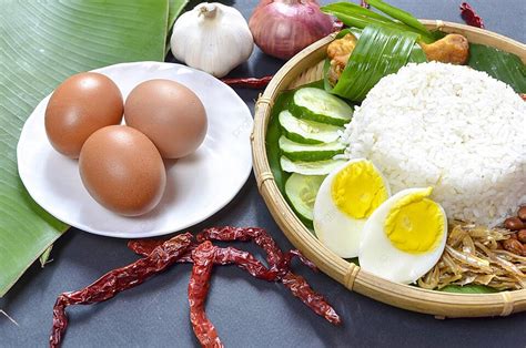 Nasi Lemak Cooking Cucumber Fragrant Photo Background And Picture For ...