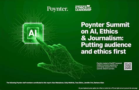 Poynter When It Comes To Using Ai In Journalism Put Audience And Ethics First Poynter