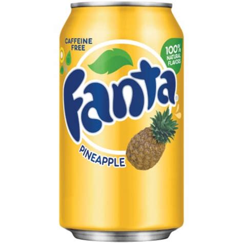 Fanta® Pineapple Caffine Free Soda Single Can, 12 fl oz - Ralphs