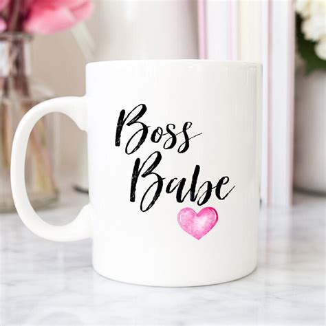 Boss Babe Mug Boss Babe Coffee Mug Gift For Boss Boss Lady Etsy