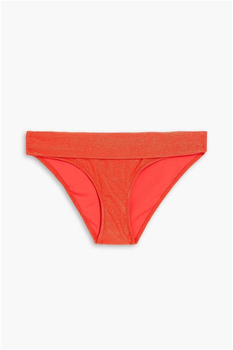 HEIDI KLEIN Metallic Low Rise Bikini Briefs THE OUTNET