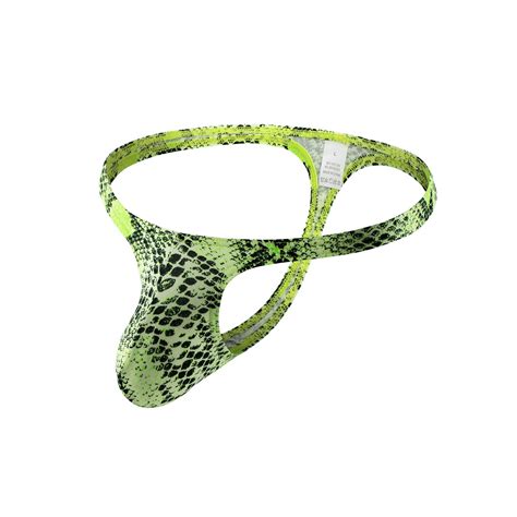 Men Sexy Bulge Pouch G String Leopard Low Rise Thongs Bikini Briefs Underwear Ebay